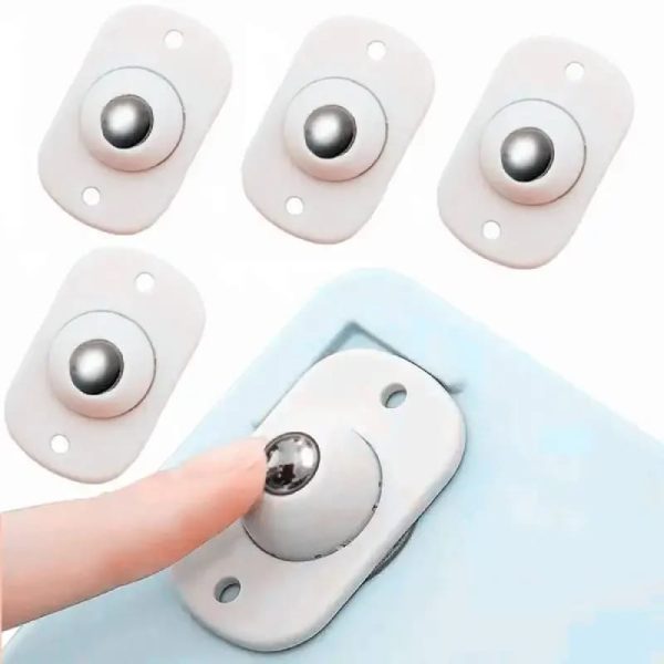 8 Pcs Furniture Moving Wheels – 360° Rotation