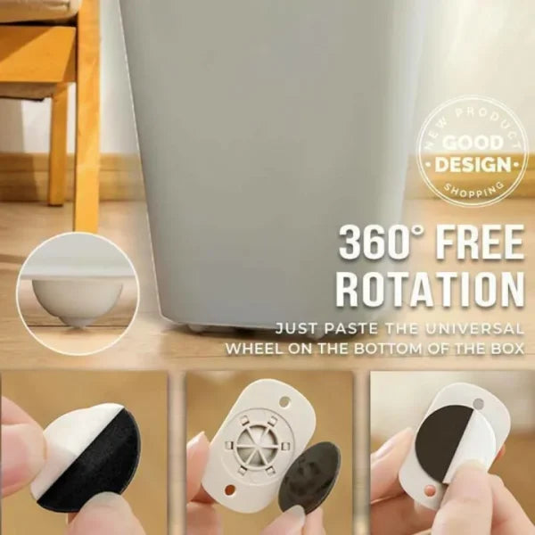 8 Pcs Furniture Moving Wheels – 360° Rotation