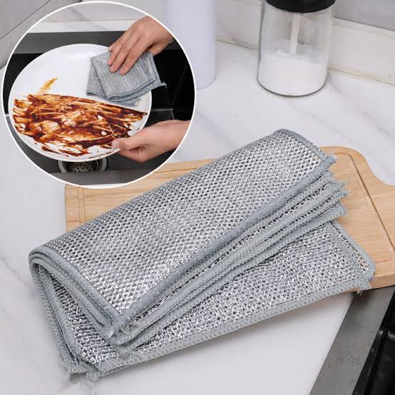 Pack of 20 - Metal Wire Dishwashing Cloths for Kitchen