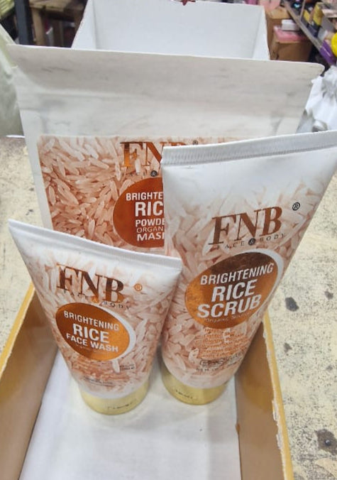 FNB Rice 3-in-1 Whitening & Brightening Glow Kit
