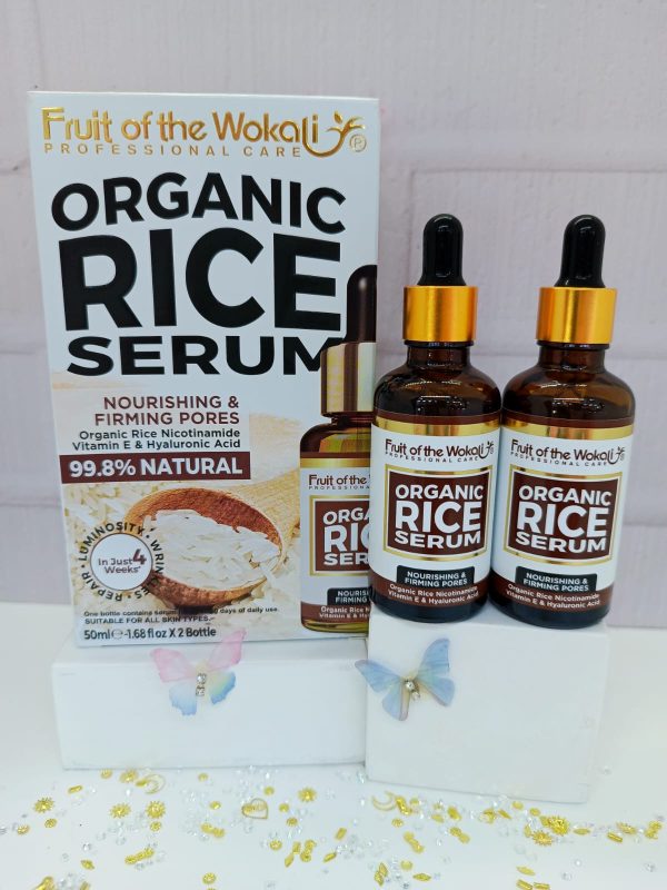 Wokali Rice Serum – Nourishing & Pore Firming - 2 Bottles