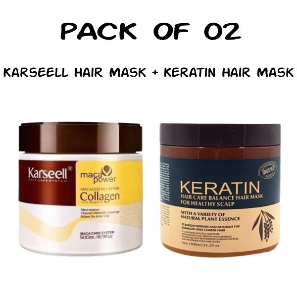 Karseell Hair Mask & Keratin Duo Pack