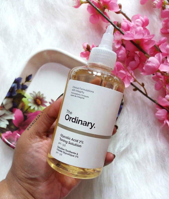 (PACK OF 3) – The Ordinary Glycolic Acid Toner, Niacinamide Serum & Glutathione Brightening Cream - Glow Boost Skin Care