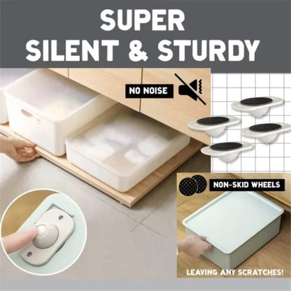 8 Pcs Furniture Moving Wheels – 360° Rotation