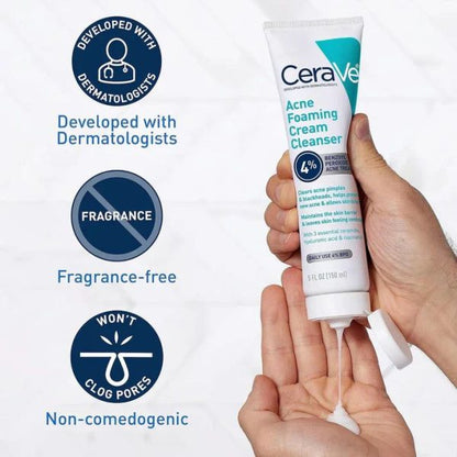 Cerave 4 In 1 Skincare Kit - Night Cream, Sunblock, Cleanser & Serum