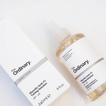 (PACK OF 3) – The Ordinary Glycolic Acid Toner, Niacinamide Serum & Glutathione Brightening Cream - Glow Boost Skin Care