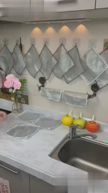 Pack of 20 - Metal Wire Dishwashing Cloths for Kitchen