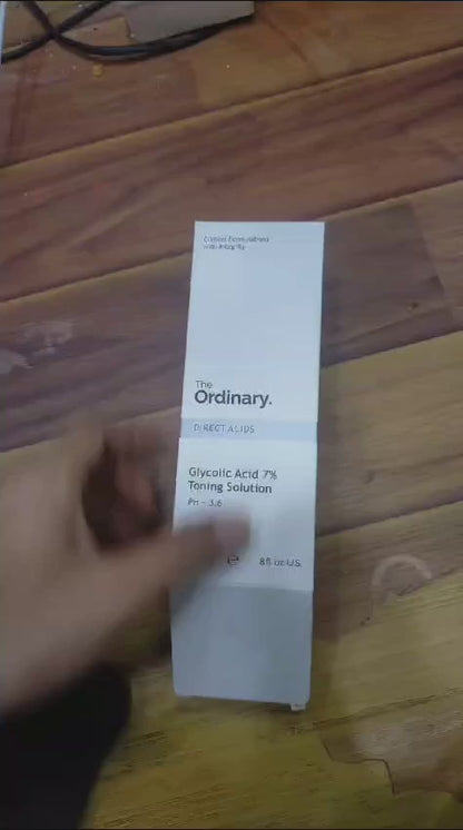 (PACK OF 3) – The Ordinary Glycolic Acid Toner, Niacinamide Serum & Glutathione Brightening Cream - Glow Boost Skin Care